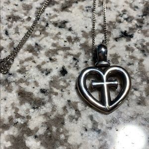 James Avery Pendant & Chain- Christ’s Love
